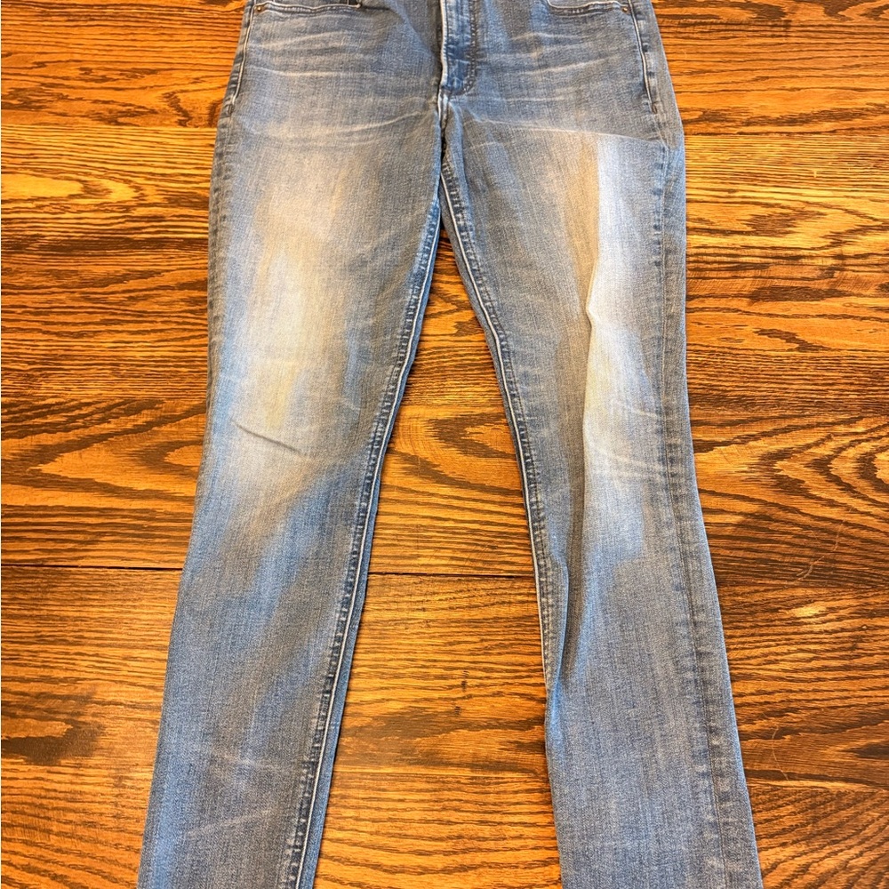 Express Light Blue Skinny Jeans